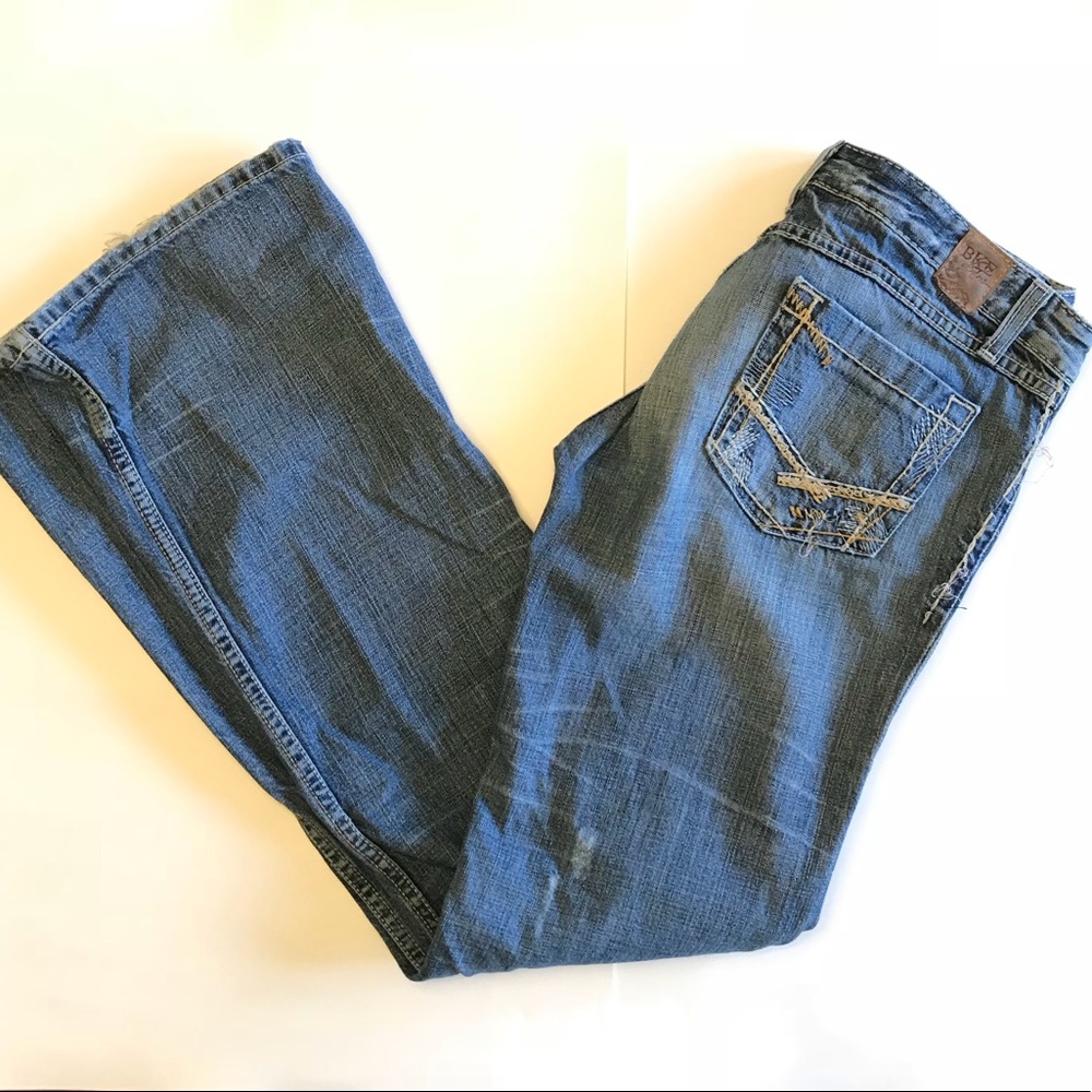 BKE DENIM Jeans Sabrina Flare Leg Distressed